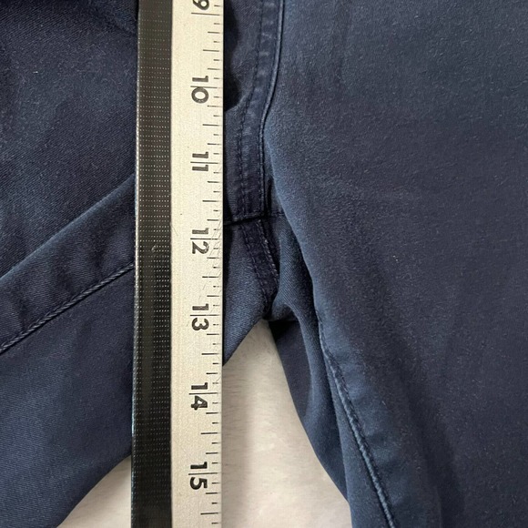 Tommy Hilfiger Pants Womens 14 Janie Fit Blue Flat Front Boot Cut Pockets Cotton - Picture 10 of 11